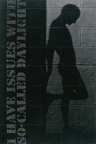 International artist Nolan Haan uses graffiti stencils for his writing on walls paintings. Visit his fine art online gallery to view his writing on walls